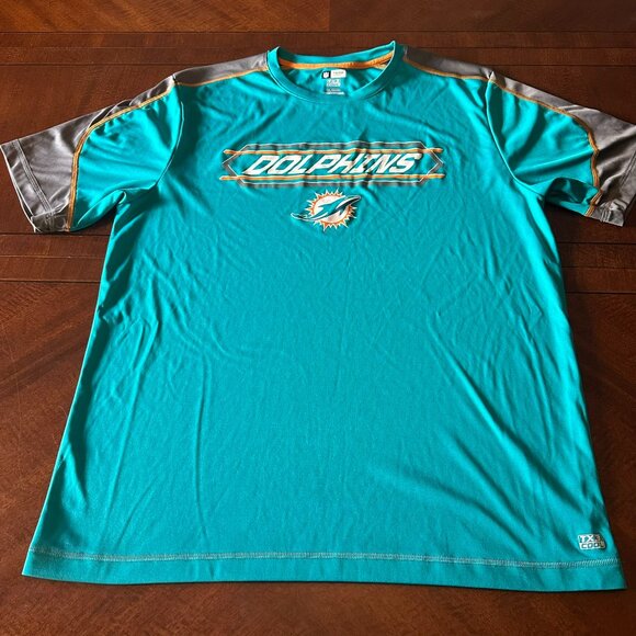 Miami Dolphins NFL Football Shirt XL Short Sleeve Mens Team Apparel - Picture 1 of 3